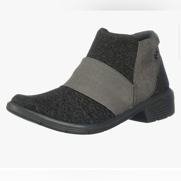 Bzees Billie Booties Soft Black and Gray Women's Ankle Boots Size 9 GUC! - Picture 16 of 17